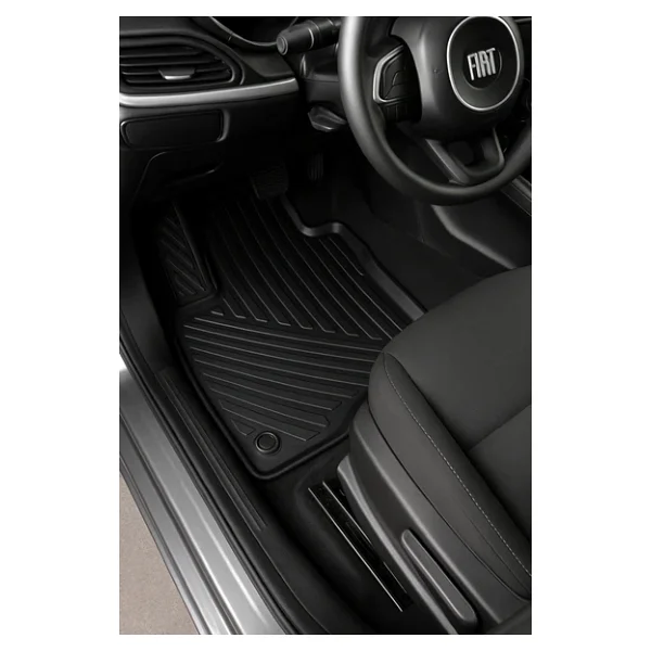 Black Gold Fiat Egea Sedan 3d Havuzlu Oto Paspas Premium - Görsel 5