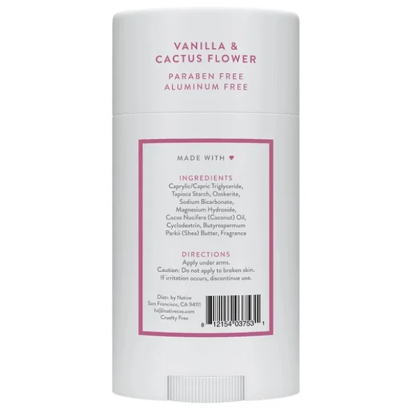 Native Vanilla & Cactus Flower 75 Gr Stick Deodorant - Görsel 4