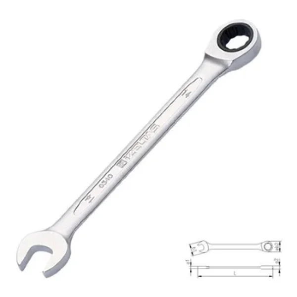 İzeltaş 0340 24 Mm Kombine Cırcır Anahtar - Görsel 5