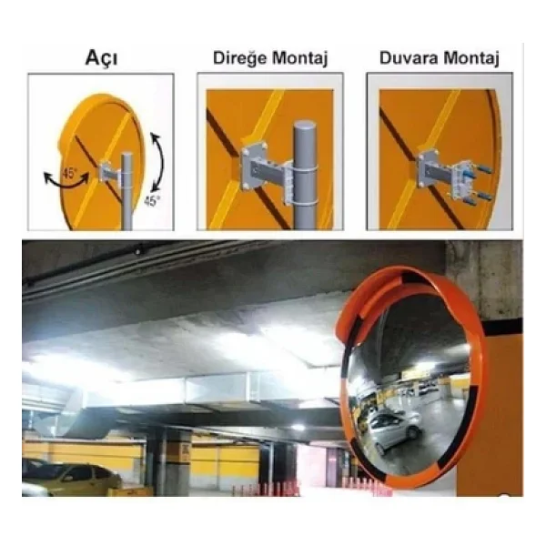 Evelux Trafik Güvenlik Aynası 60 Cm - Görsel 4