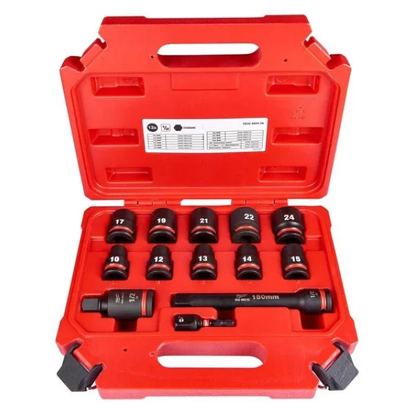 Milwaukee 4932480456 Shockwave 1/2 İnç 13 Parça Darbeli Lokma Seti - Görsel 7
