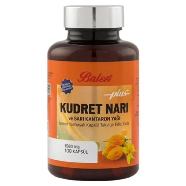 Balen Kudret Narı Ve Sarı Kantaron Yağı Plus 100 Kapsül - Görsel 4