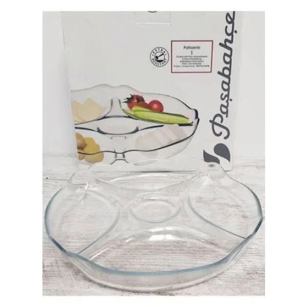 Paşabahçe Basic 10467 25 Cm Bölmeli Servis Tabağı - Görsel 5