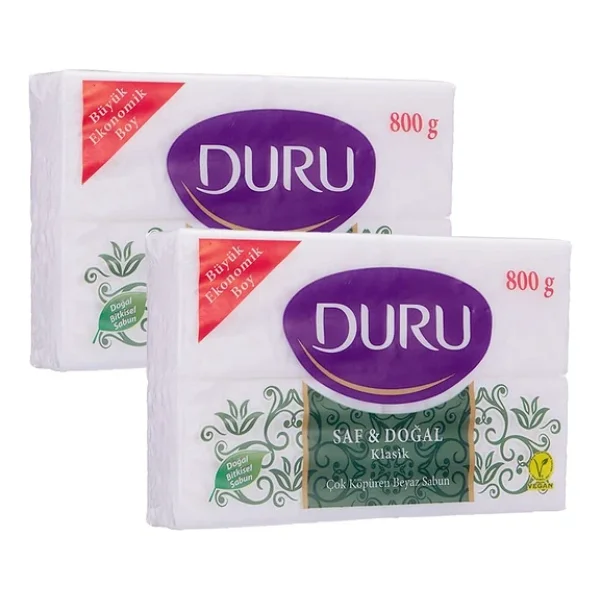 Duru Beyaz Kalıp Sabun 800 Gr (4x200) X 4 Adet - Görsel 5