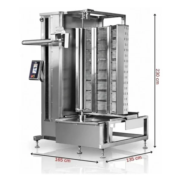Pimak Robot Döner Makinaları 8+8+8 Radyanlı Tüplü 540 Kg - Görsel 6