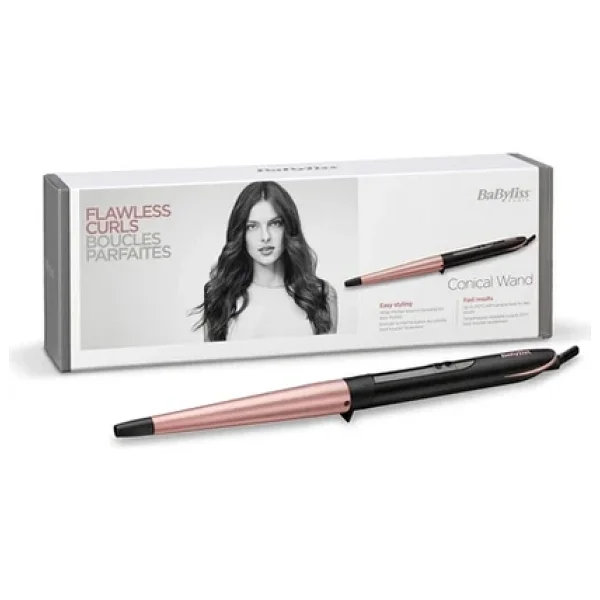Babyliss C454e Rose Quartz Conical Wand 13-25 Mm Konik Saç Maşası - Görsel 3