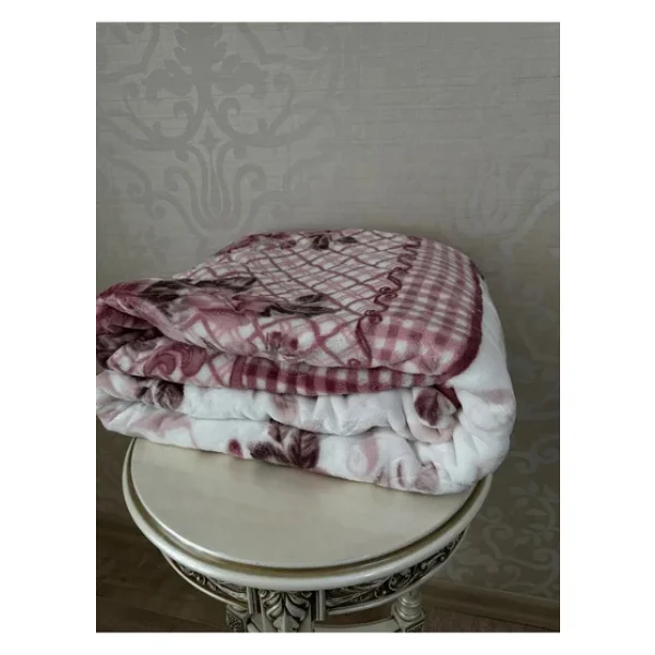 Sarar Polyester Tek Kişilik Gül Kurusu Battaniye(İNCE 1.8 KG) - Görsel 3