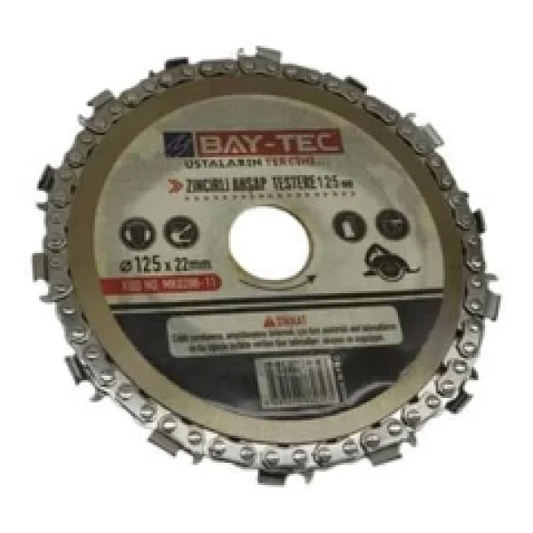 Baytec Bay-Tec Zincirli Ahşap Testere 125x22 Mm Mk0286-11 - Görsel 2