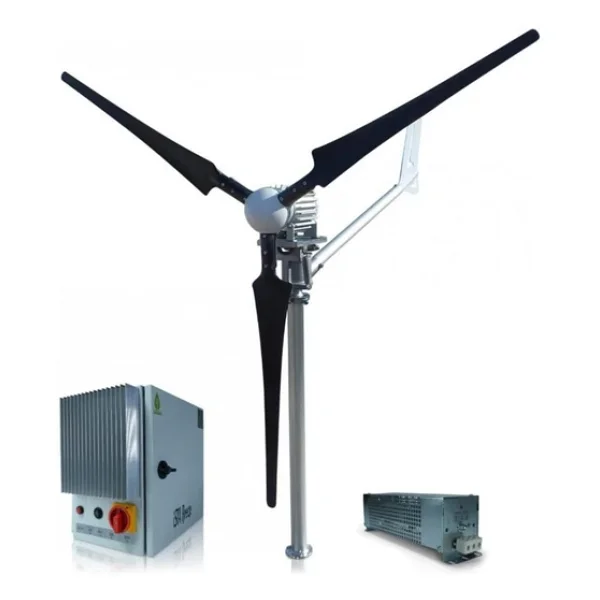 İsta Breeze Set İ1500w Windsafe Korumalı 48v Rüzgar Türbini + Wind Pro Şarj Kontrol - Görsel 3