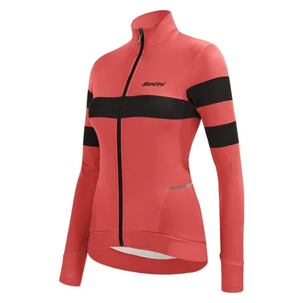 Santini Coral Bengal Kadın Termal Kışlık Bisiklet Forması 2w216175coralbeng - Görsel 5