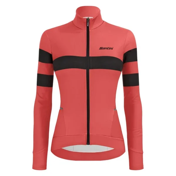 Santini Coral Bengal Kadın Termal Kışlık Bisiklet Forması 2w216175coralbeng - Görsel 4