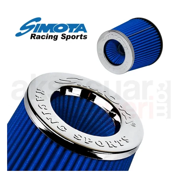 Simota 76mm Açık Hava Filtresi-Open Air Filter-Performans Hava Filtresi-Mavi Renk - Görsel 2