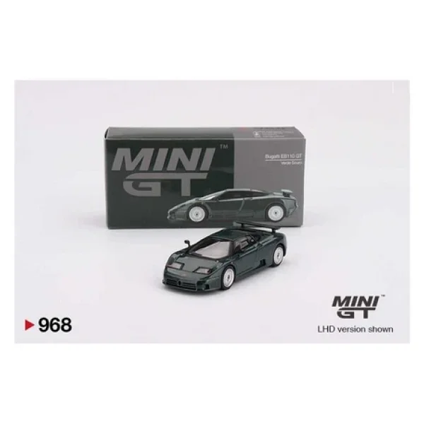 Mini Gt Mgt00968 Bugatti Eb110 Gt Verde Scuro Model Araba - Görsel 3