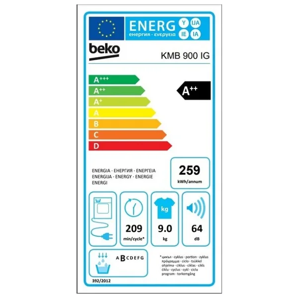 Beko Kmb 900 Ig 9 Kg Çamaşır Kurutma Makinesi - Görsel 8
