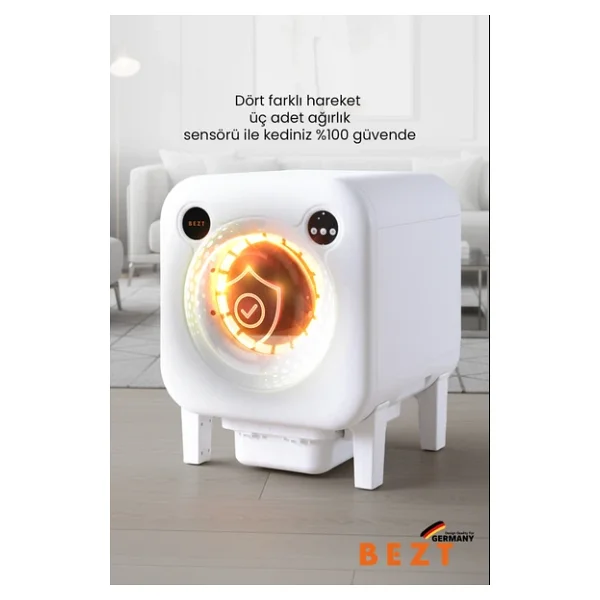 Bezt Smart Cat Pro Akıllı Otomatik Kedi Tuvaleti - Görsel 7