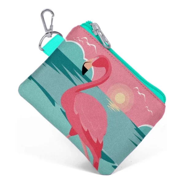 Coral High Pembe Flamingo Bozuk Para Çantası - Kız - Görsel 2