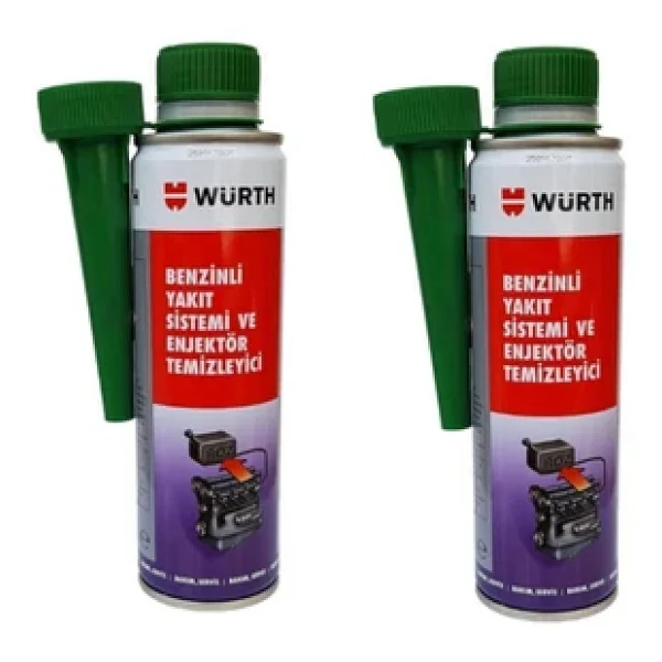 Würth Benzinli Yakıt Sistemi Ve Enjektör Temizleyici 300 Ml (2 Adet) - Görsel 3