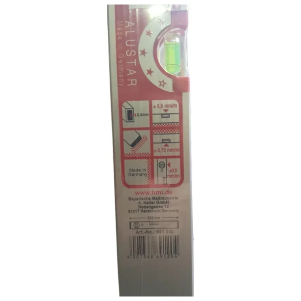 Bmı Alustar 691 200 Cm Su Terazisi - Görsel 8