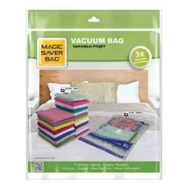 80x100 XXL Vakumlu Poşet Hurç Bag-Findit - Görsel 3