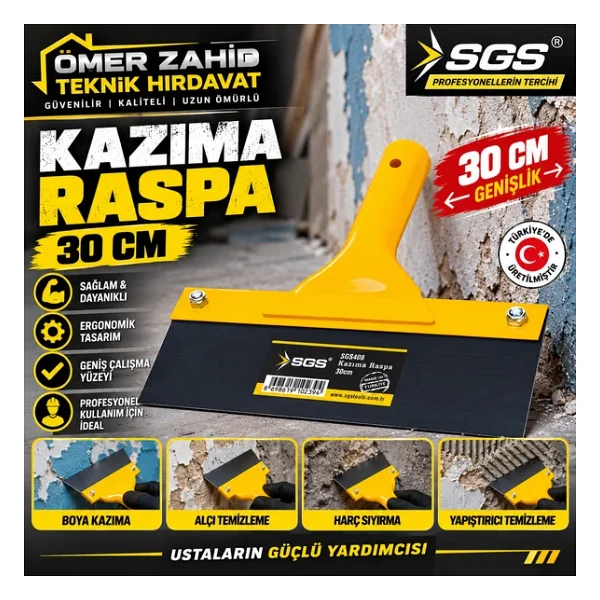Sgs 408 30 Cm Kazıma Raspası - Görsel 3