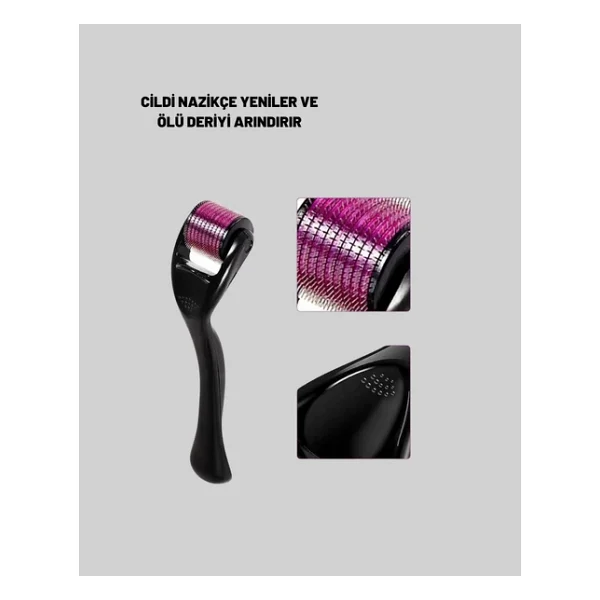 Titanyum Iğneli Derma Roller - Evde Cilt Bakımı Için Uygun - Görsel 7