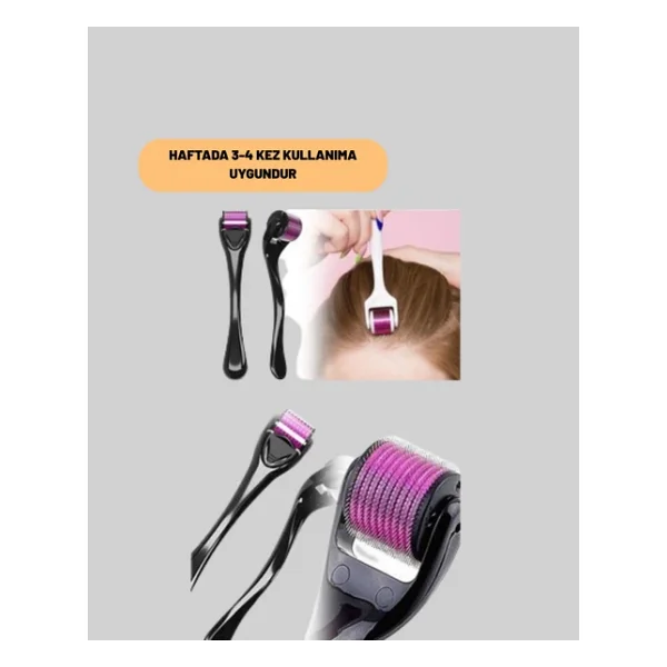 Titanyum Iğneli Derma Roller - Evde Cilt Bakımı Için Uygun - Görsel 5