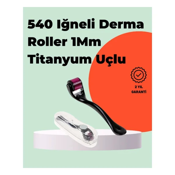 Titanyum Iğneli Derma Roller - Evde Cilt Bakımı Için Uygun - Görsel 3