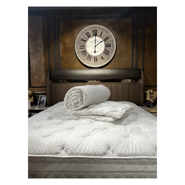 Yüncü Hanım Çift Kişilik Merinos Kuzu Yünü Yorgan (%100 Saf Merinos Kuzu Yünü) 195 X 215 Cm Ebat, 3000 Gram - Görsel 7
