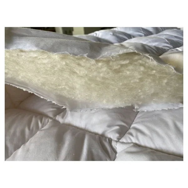Yüncü Hanım Çift Kişilik Merinos Kuzu Yünü Yorgan (%100 Saf Merinos Kuzu Yünü) 195 X 215 Cm Ebat, 3000 Gram - Görsel 8