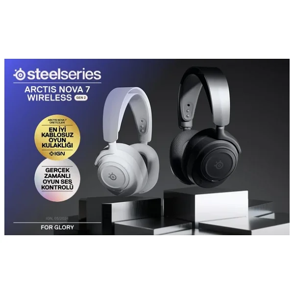 Steelseries Arctis Nova 7p Gen2 Kablosuz Siyah Gaming Kulaklık - Görsel 2