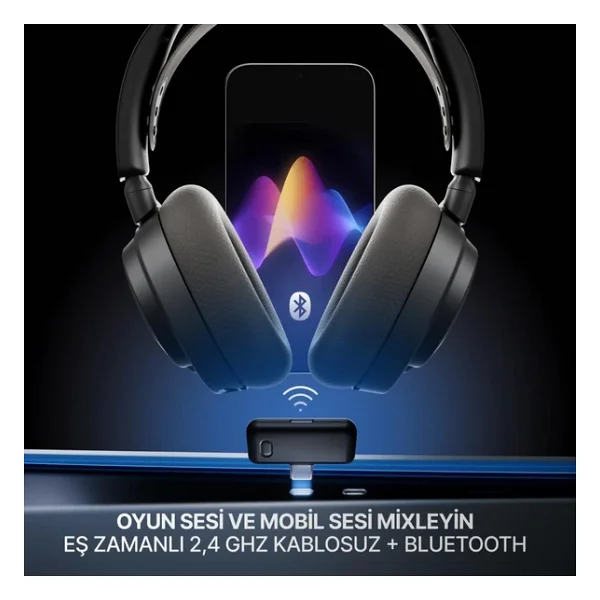 Steelseries Arctis Nova 7p Gen2 Kablosuz Siyah Gaming Kulaklık - Görsel 7