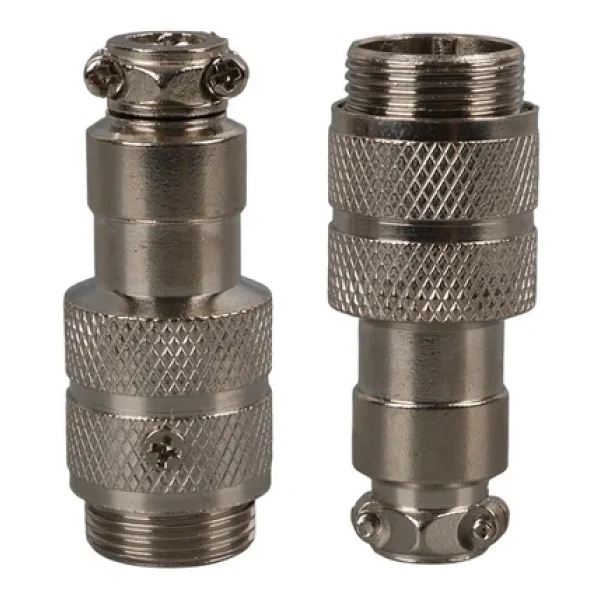 Ayt Mayk Gx16-3 Pinli Metal Erkek Konnektör Jack Soket M16 16mm Çap Vida Dişli - Görsel 4