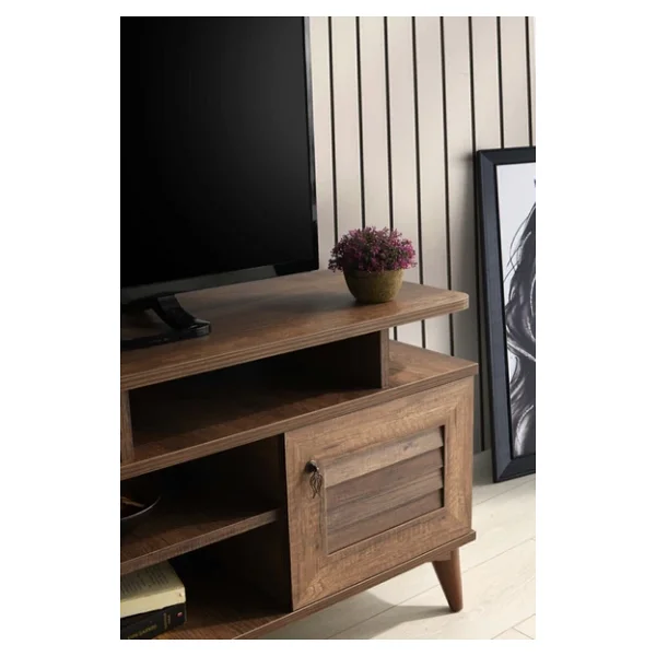 Venüs 130 Cm Panjurlu Raflı TV Sehpası - Görsel 6