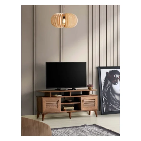 Venüs 130 Cm Panjurlu Raflı TV Sehpası - Görsel 5