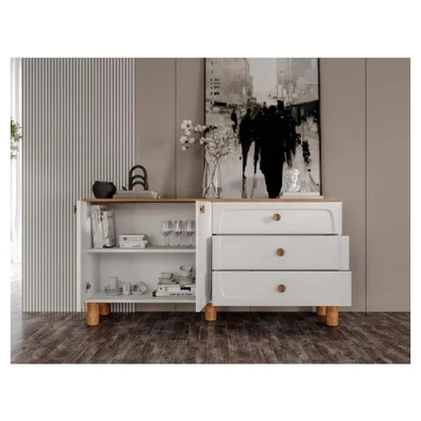 Venüs Vns Moduler Mdf Mebran Kapak Bohem Konsol 160 Cm - Görsel 3