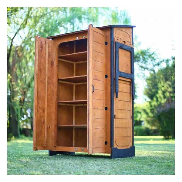 Mandu "Mandu" Ahşap Slim Maxi Depolama Dolabı - Görsel 5