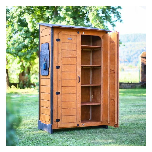 Mandu "Mandu" Ahşap Slim Maxi Depolama Dolabı - Görsel 6