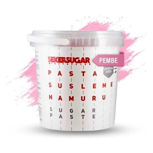 Şeker & Sugar Şeker Hamuru Sugar&Sugar 1 Kg Pembe - Görsel 3