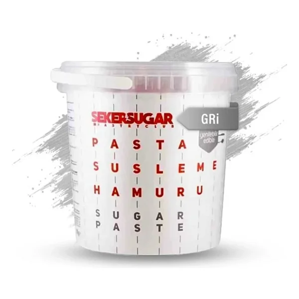 Şeker & Sugar Gri 1 Kg Şeker Hamuru - Görsel 3