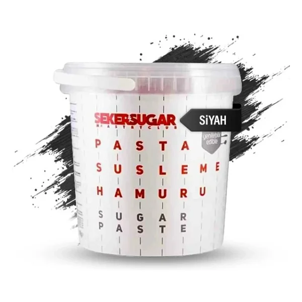 Şeker & Sugar Siyah 1 Kg Şeker Hamuru - Görsel 3