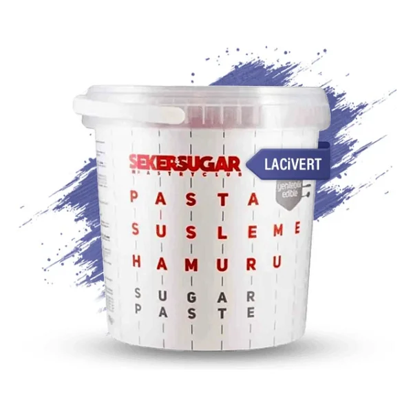 Şeker & Sugar Lacivert 1 Kg Şeker Hamuru - Görsel 3