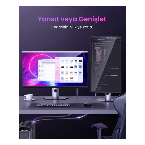 Ugreen 80397 2 M Displayport To Hdmı Dönüştürücü - Görsel 10
