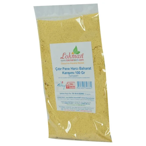 Lokmanavm Çıtır Pane Harcı Baharat Karışımı 100 Gr Paket - Görsel 4