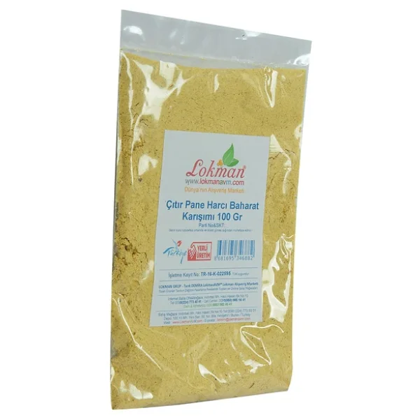 Lokmanavm Çıtır Pane Harcı Baharat Karışımı 100 Gr Paket - Görsel 3