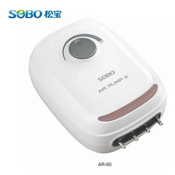 Ar-60 Sobo Hava Motoru Dört Çıkış 8w 4x3.5 L/Min - Görsel 3