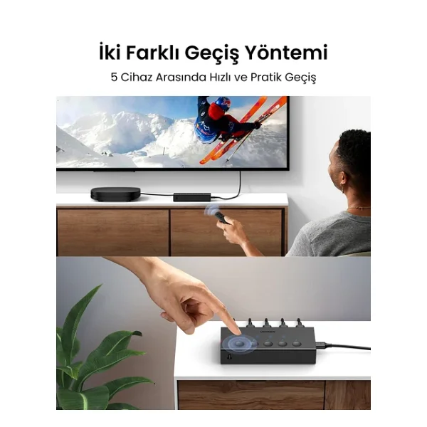 Ugreen 25857 5 Port 4K Hdmı Switch - Görsel 7