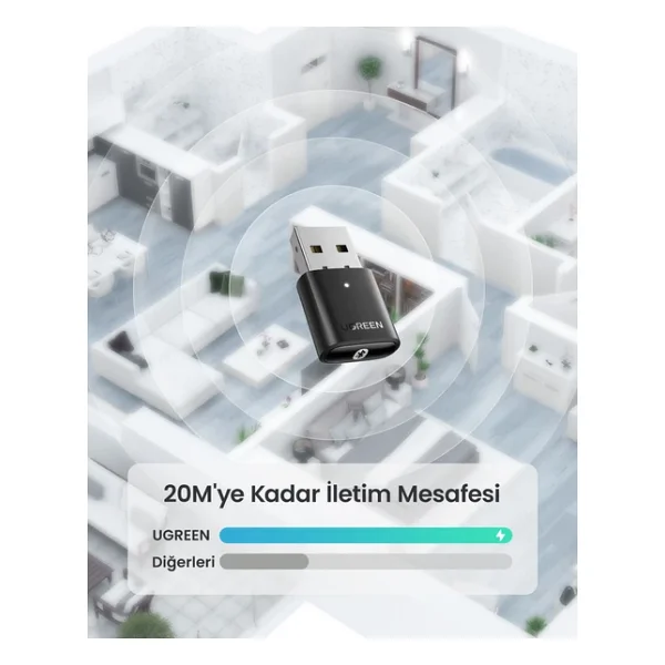 Ugreen 80889 Bluetooth Adaptör - Görsel 3