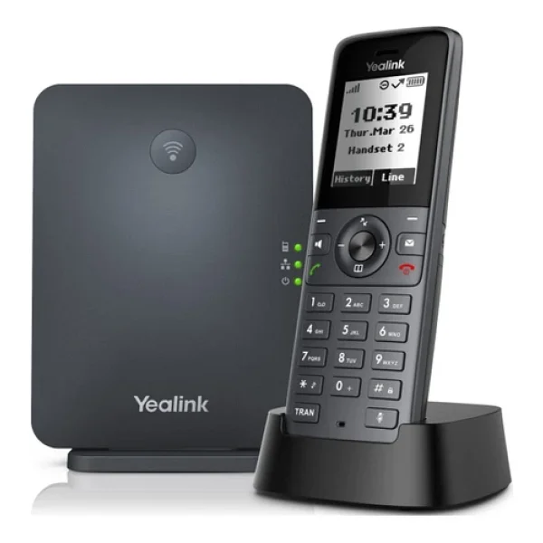 Yealink W71p Sıp Dect Ip Telefon Seti - W70b Baz İstasyonu + W71h Kablosuz El Terminali, HD Ses Voıp Telefon - Görsel 5