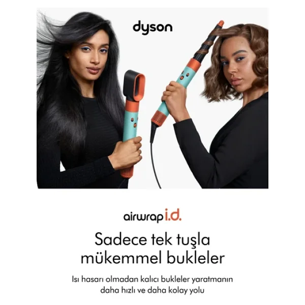 Dyson Airwrap İ.D. Kıvırcık+Bukleli Ceramic Patina / Topaz Saç Şekillendirme Seti - Görsel 5
