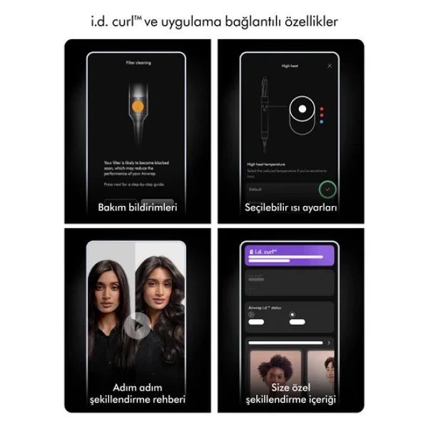 Dyson Airwrap İ.D. Kıvırcık+Bukleli Ceramic Patina / Topaz Saç Şekillendirme Seti - Görsel 7